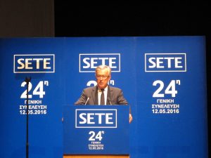 Ο πρόεδρος του ΣΕΤΕ Ανδρέας Ανδρεάδης / ksd photo