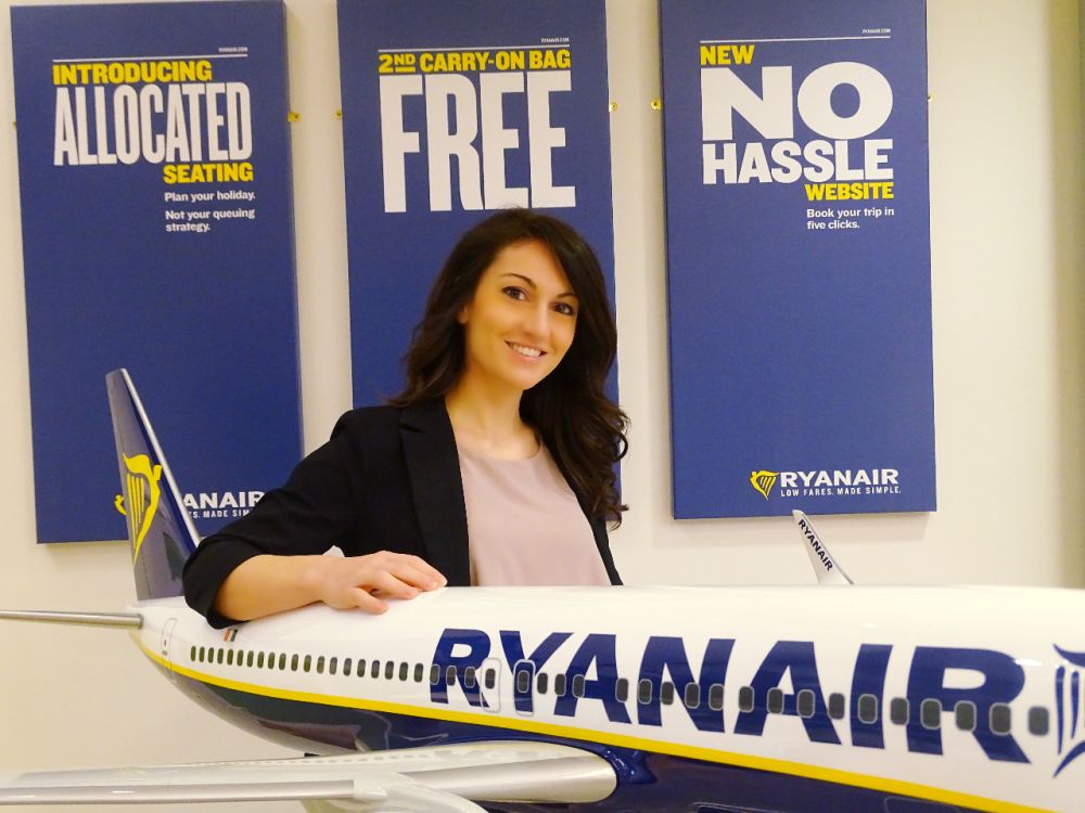 Chiara Ravara, Ryanair